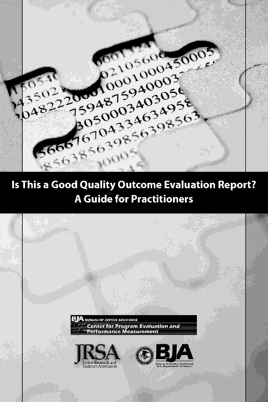 how to do an evaluation report