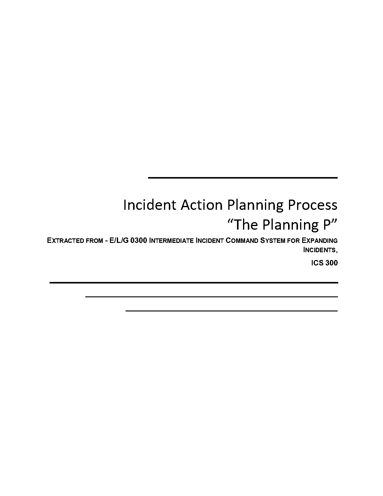 incident action plan checklist