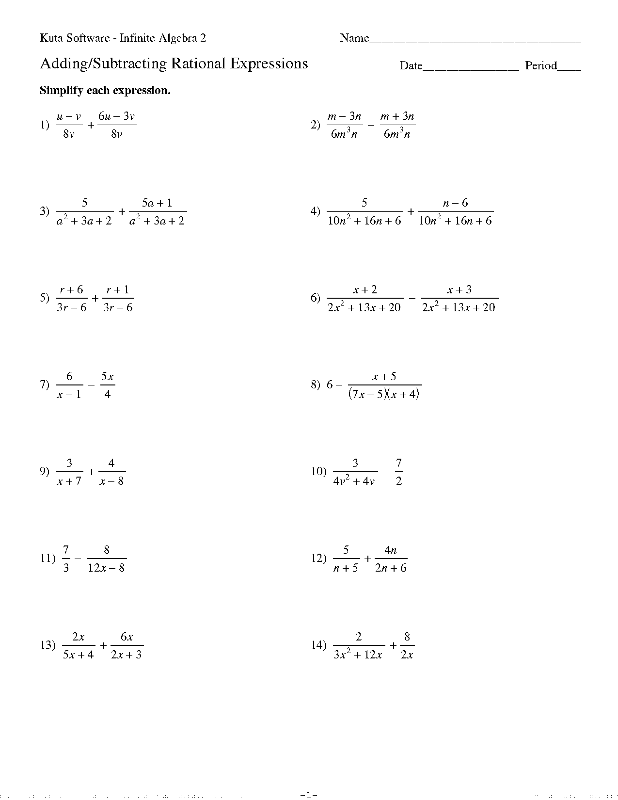 unlike denominators adding fractions worksheet