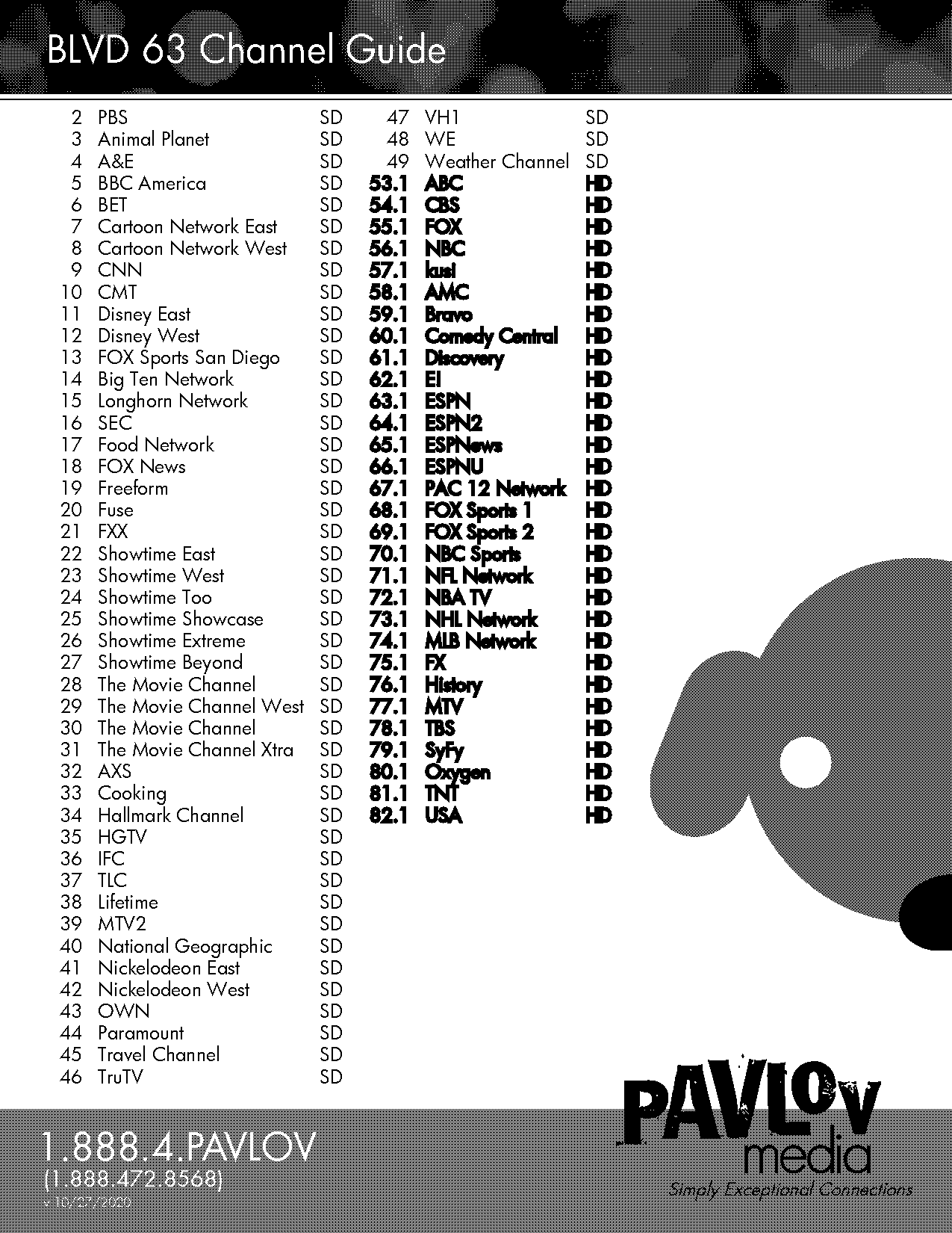 palov media channel guide