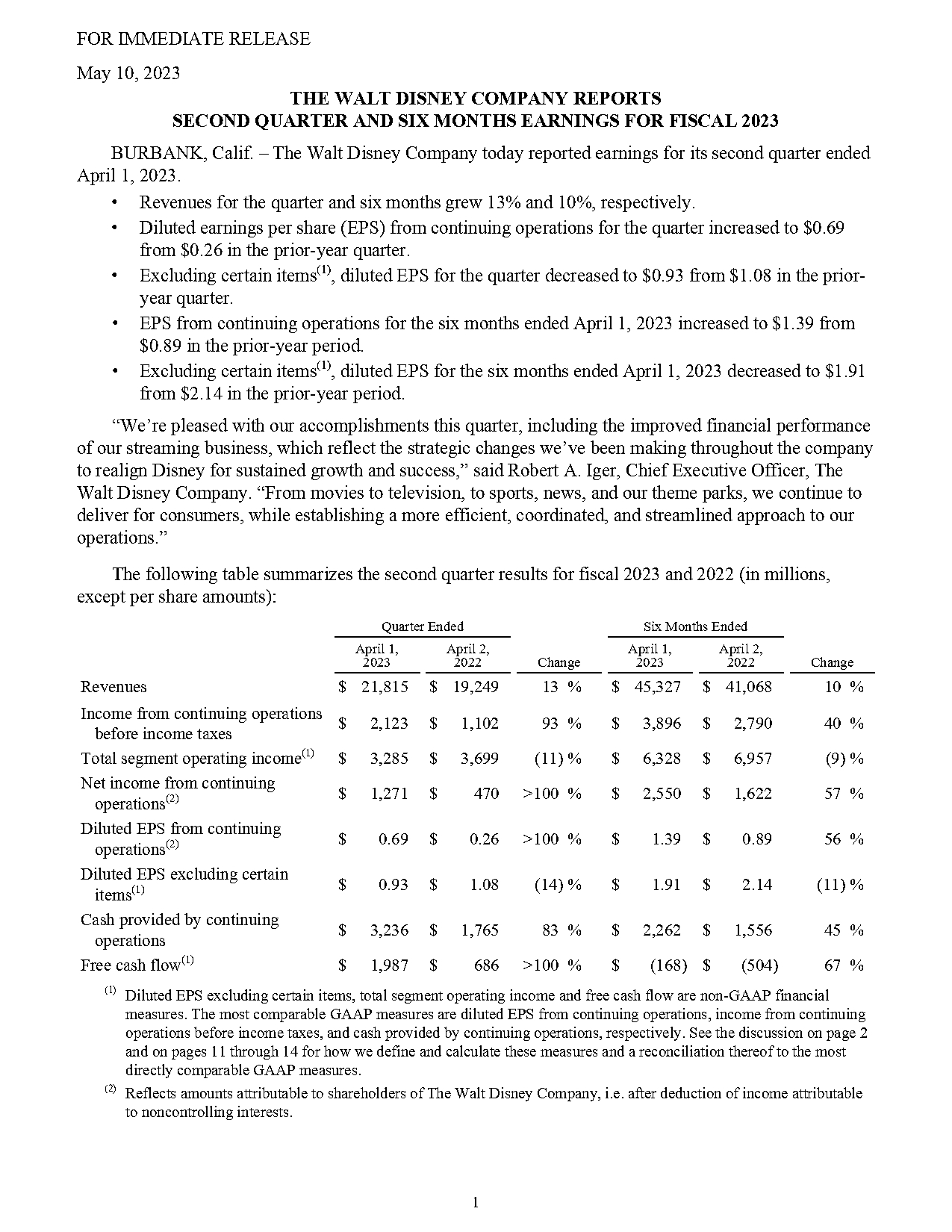 big companies reporting earnings today