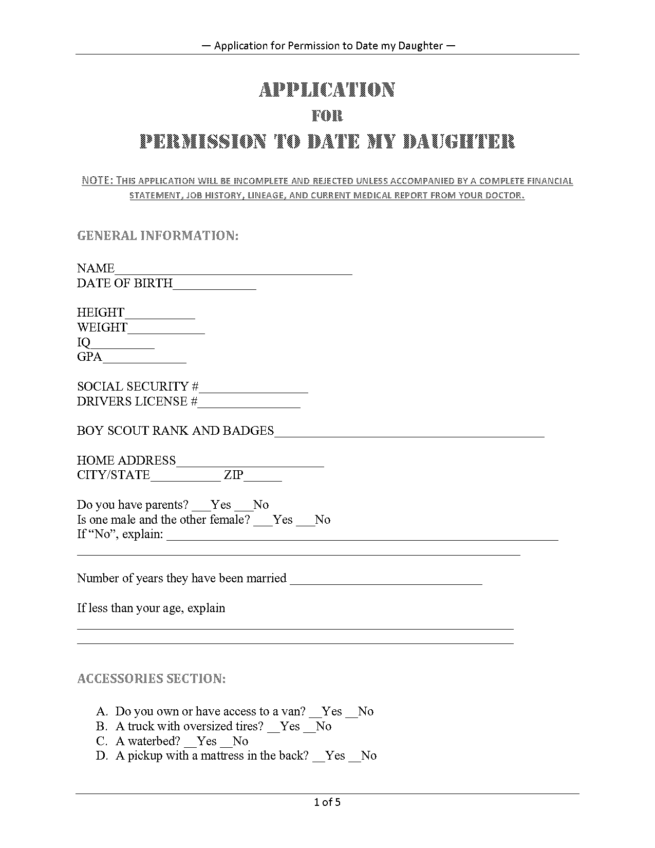 application for permission to date my daughter pdf