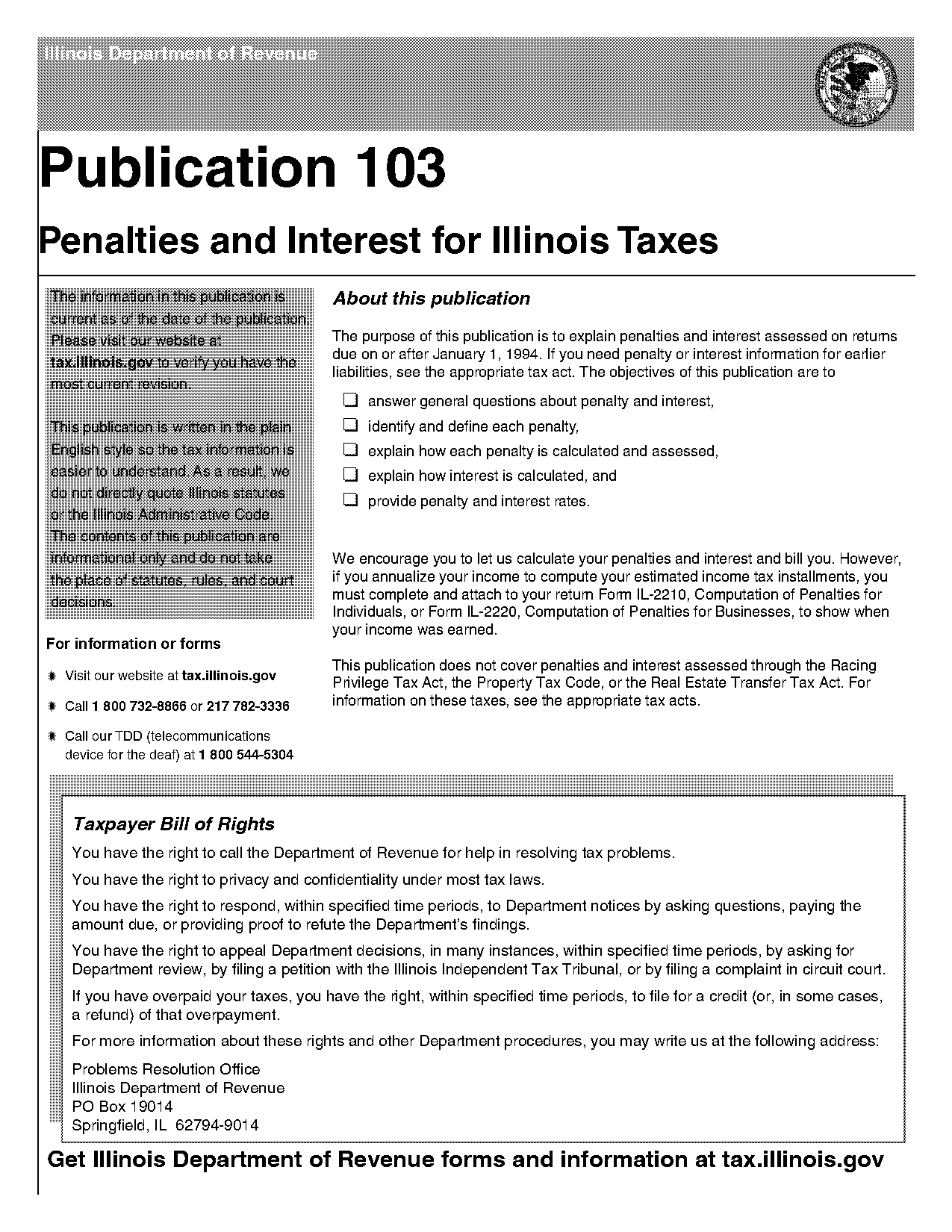 penalty for not turning in property taxes on time