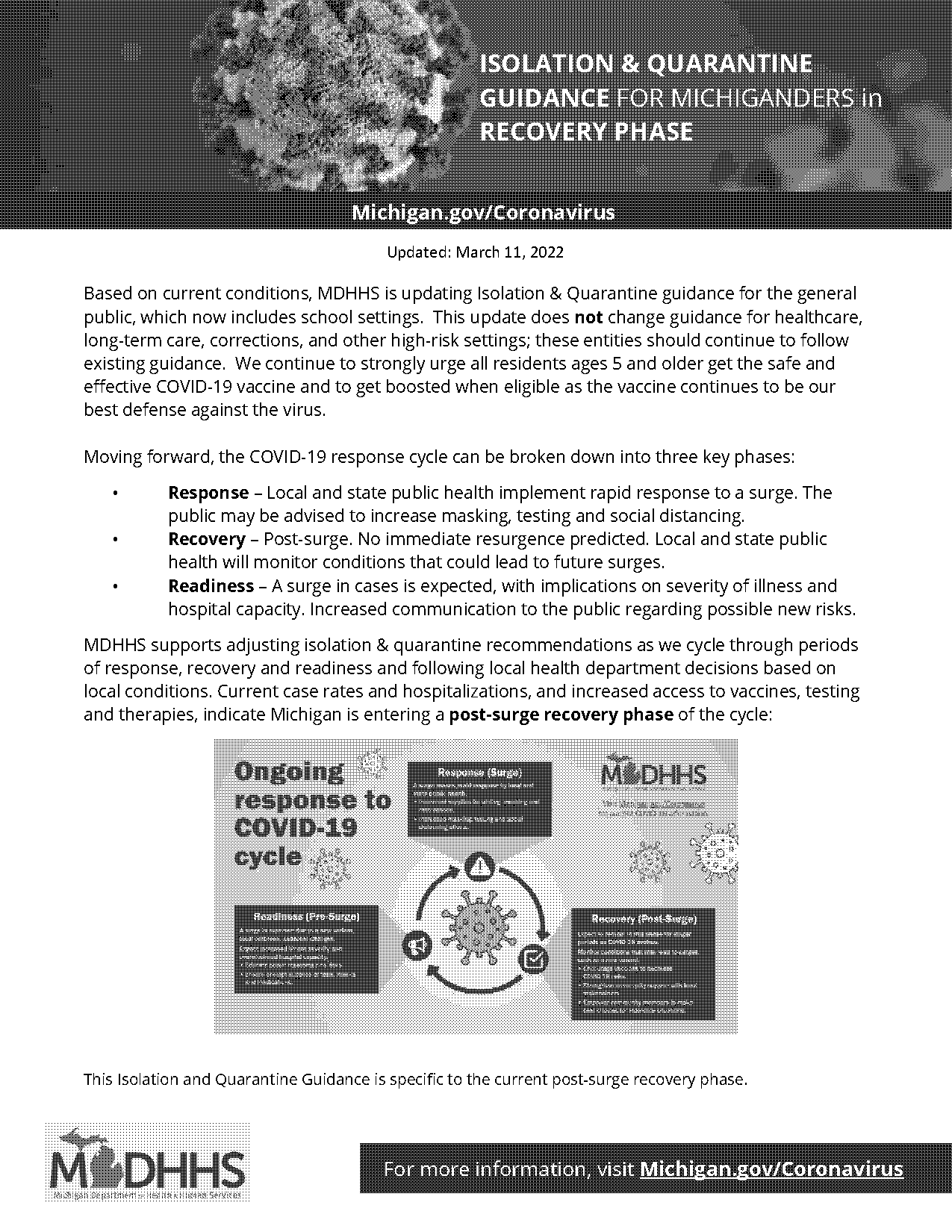 what is recommended quarantine time for covid