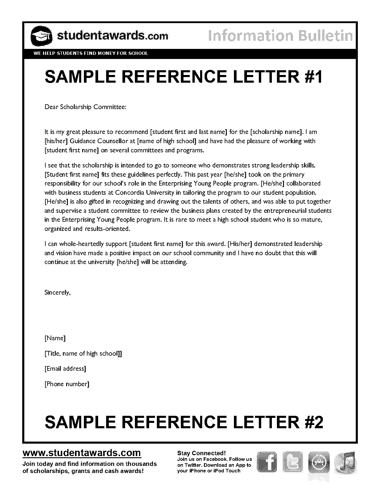 statement of merit sample