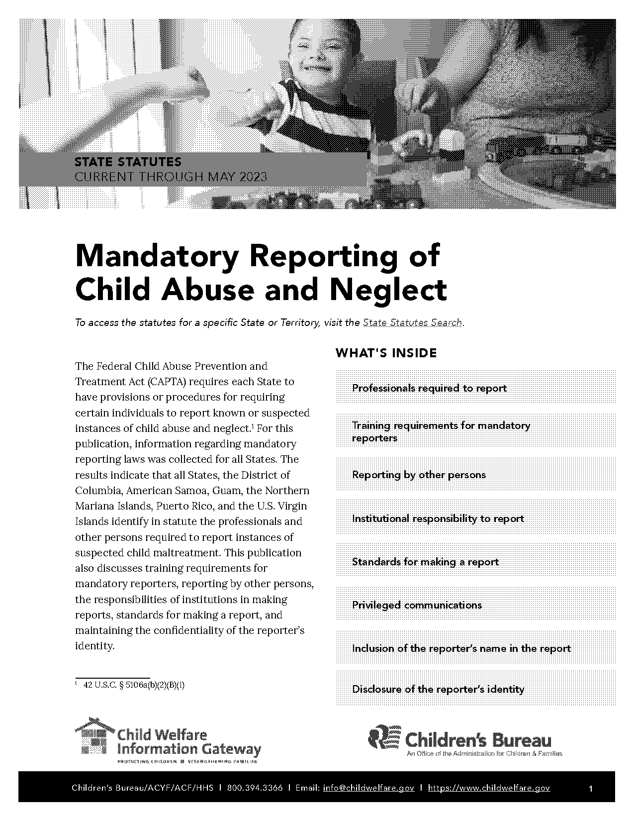 not all states have a child abuse reporting law