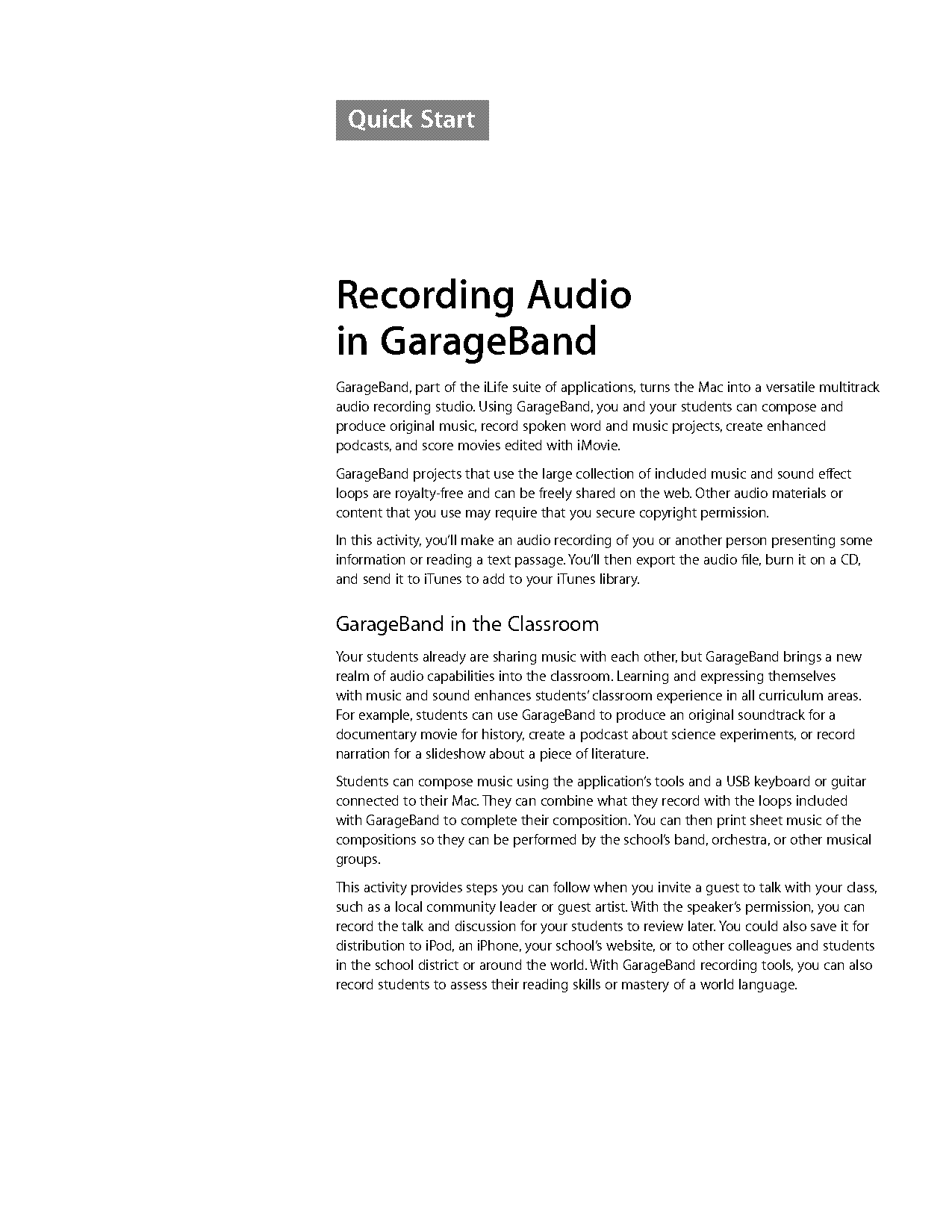 mac music recording software