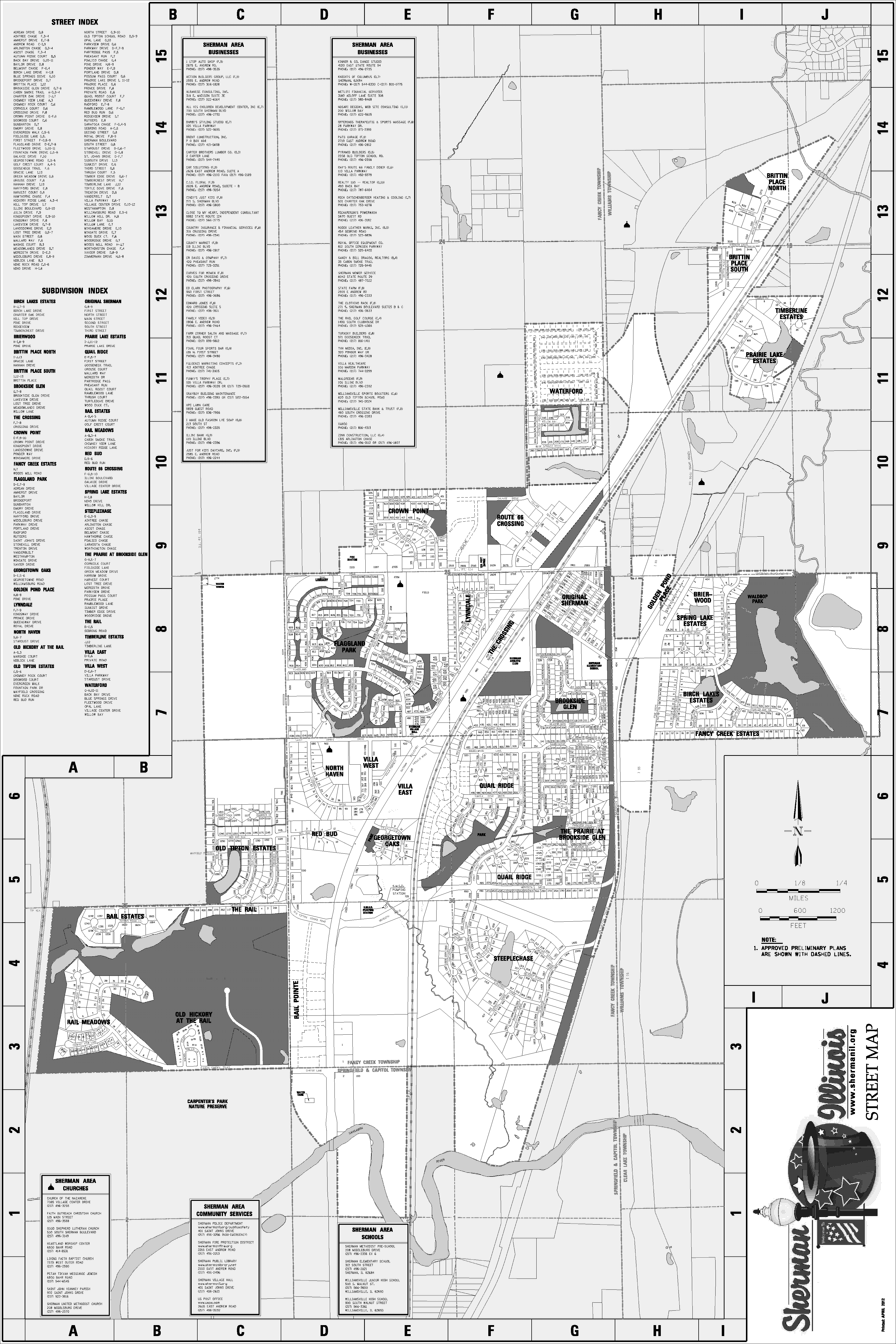 directions to lake sherman village