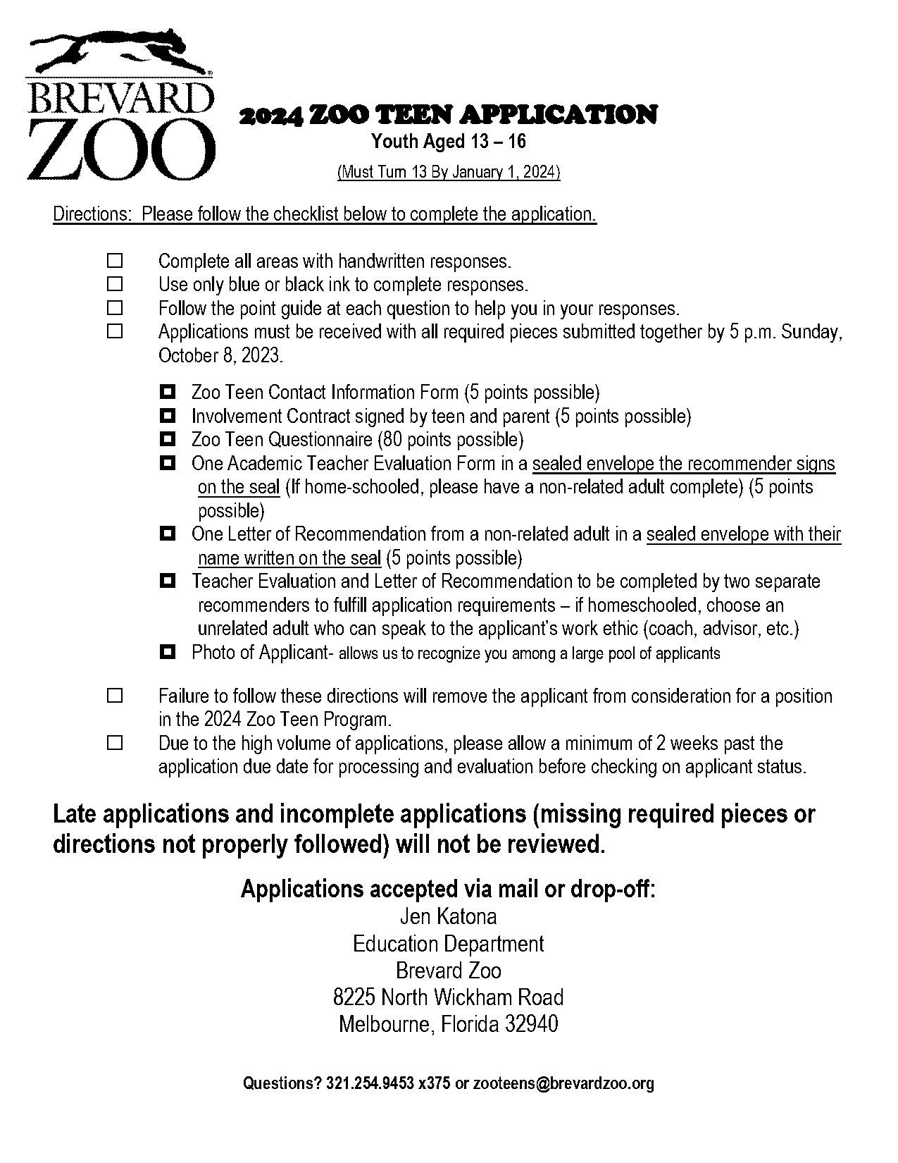 letter of recommendation for volunteer at zoo