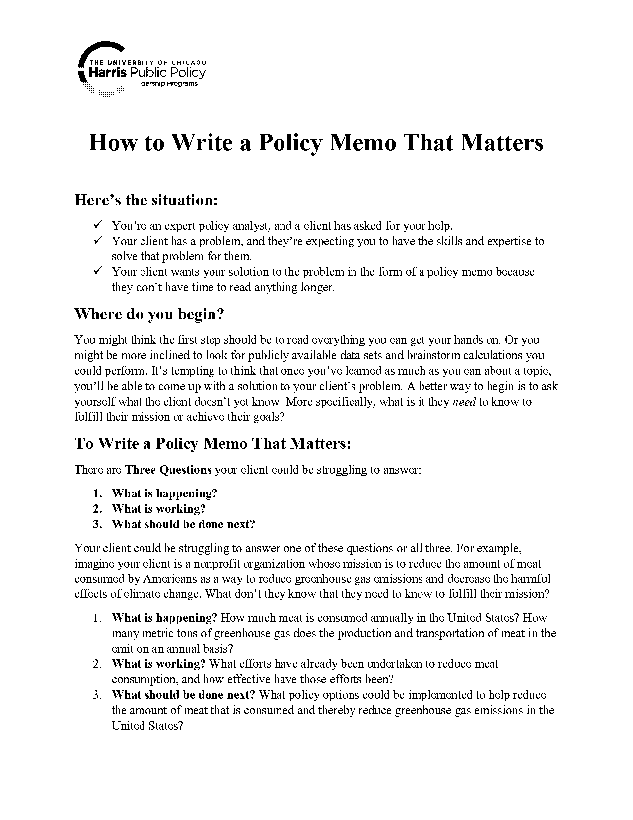 how to write recommendations in research paper