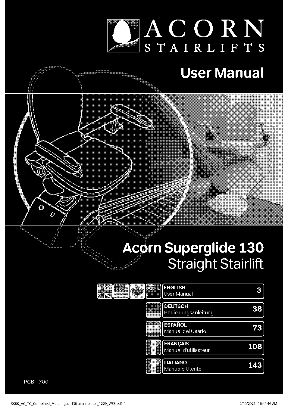 acorn stairlift installation instructions