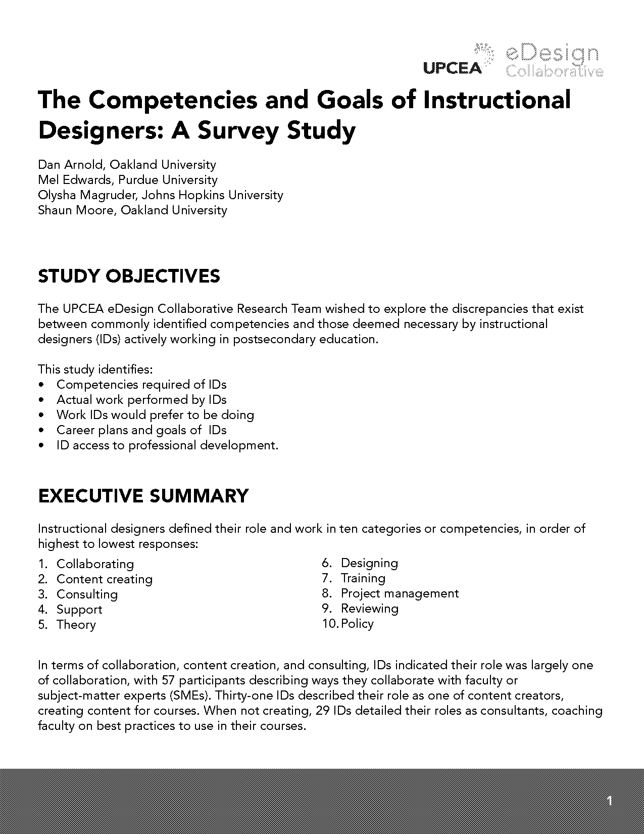 mention three goals of an instructional design