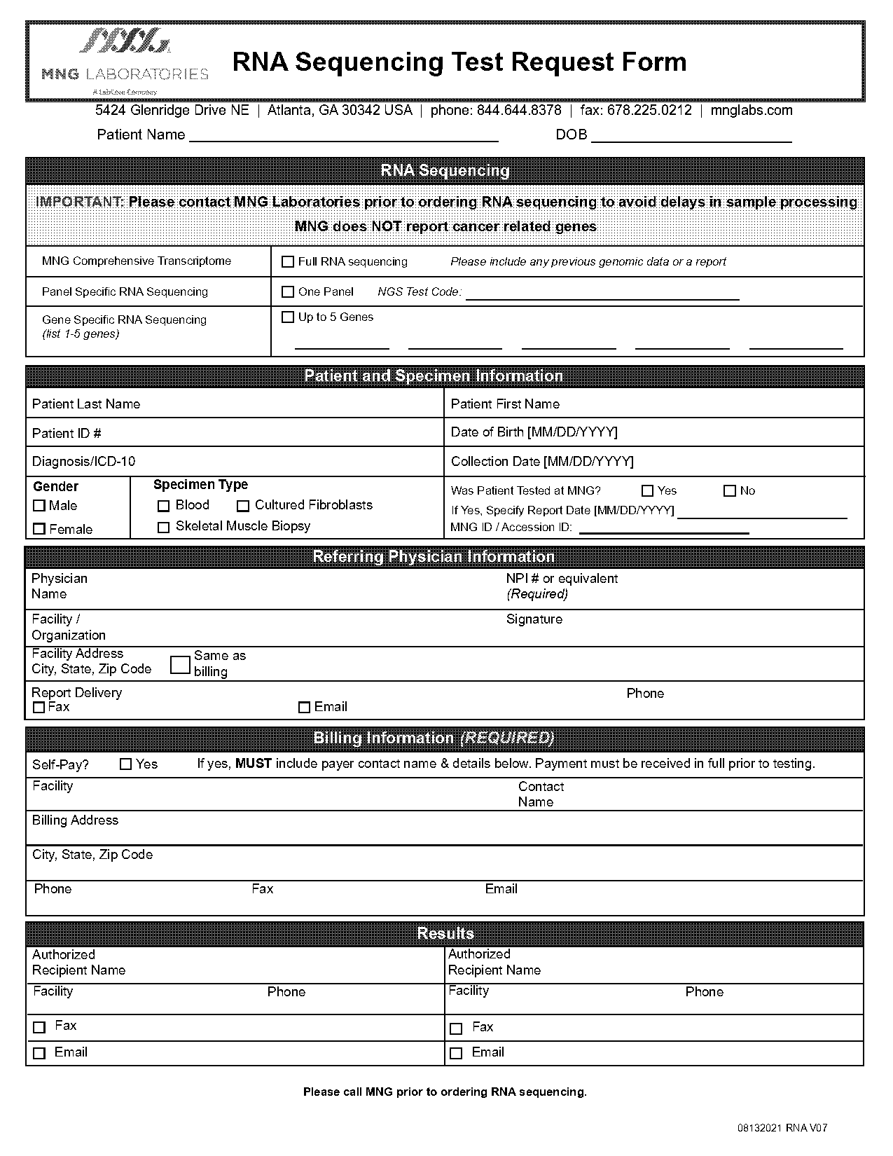 labcorp physician order form