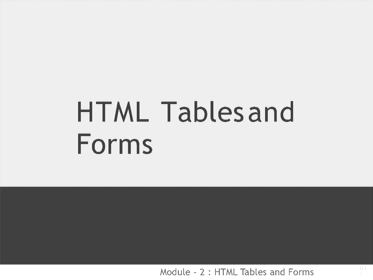 html use table as form