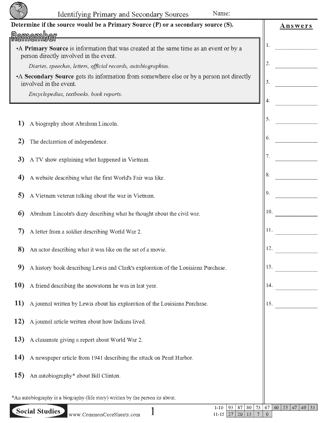 abraham lincoln worksheets second grade