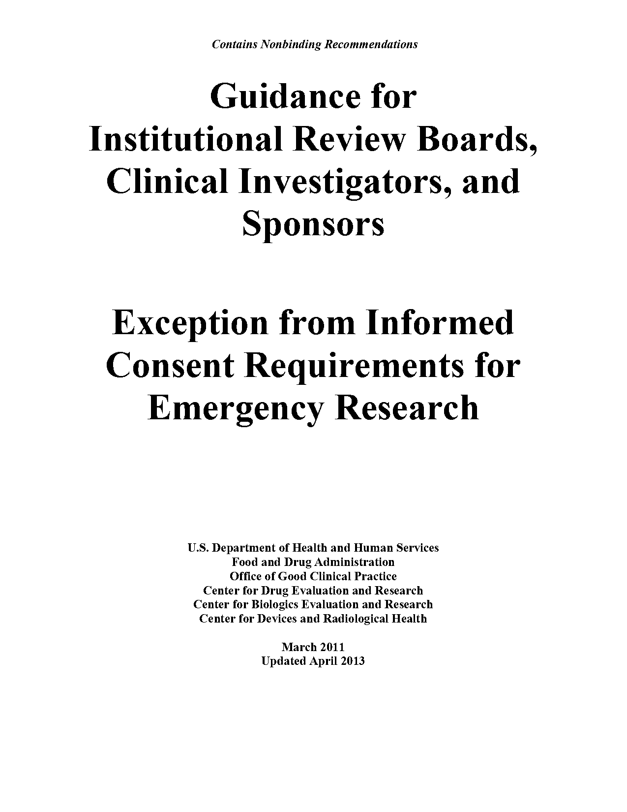 informed consent emergency situation