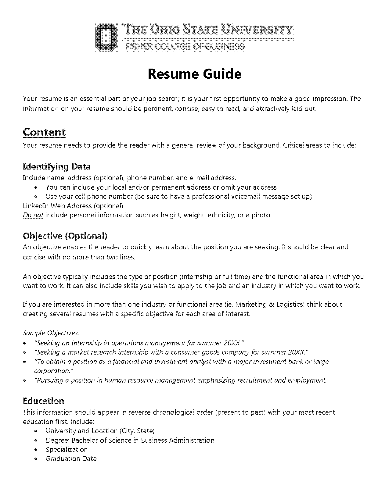 putting online courses on resume