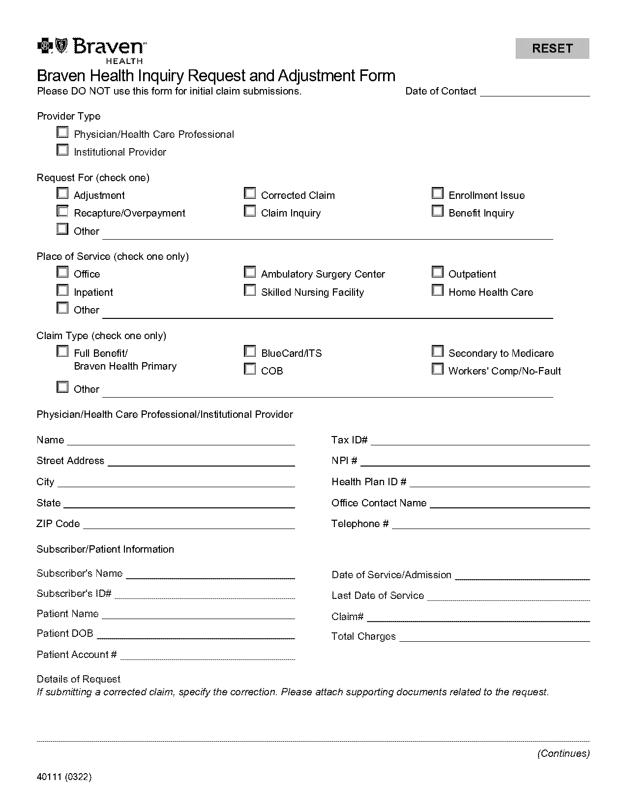 bcbsnj corrected claim form