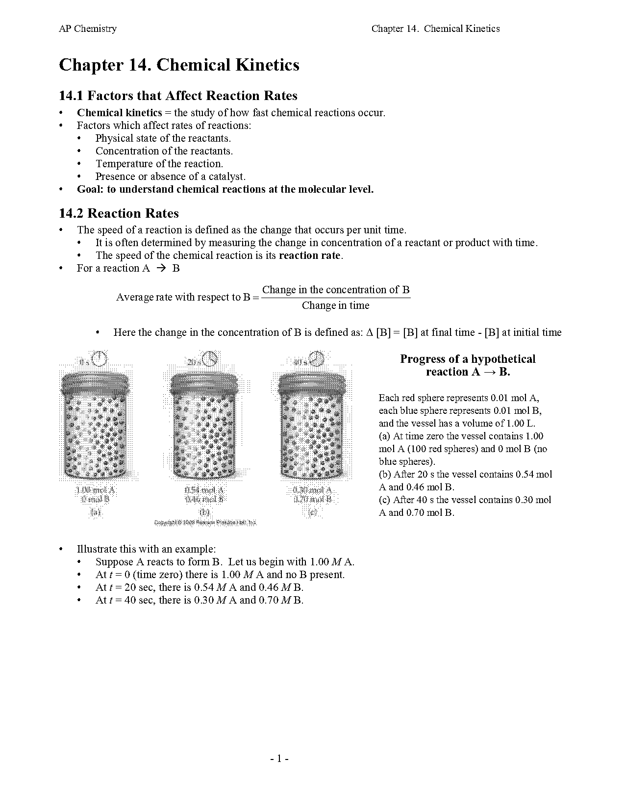 ap chemistry chemical kinetics rate laws worksheet answers