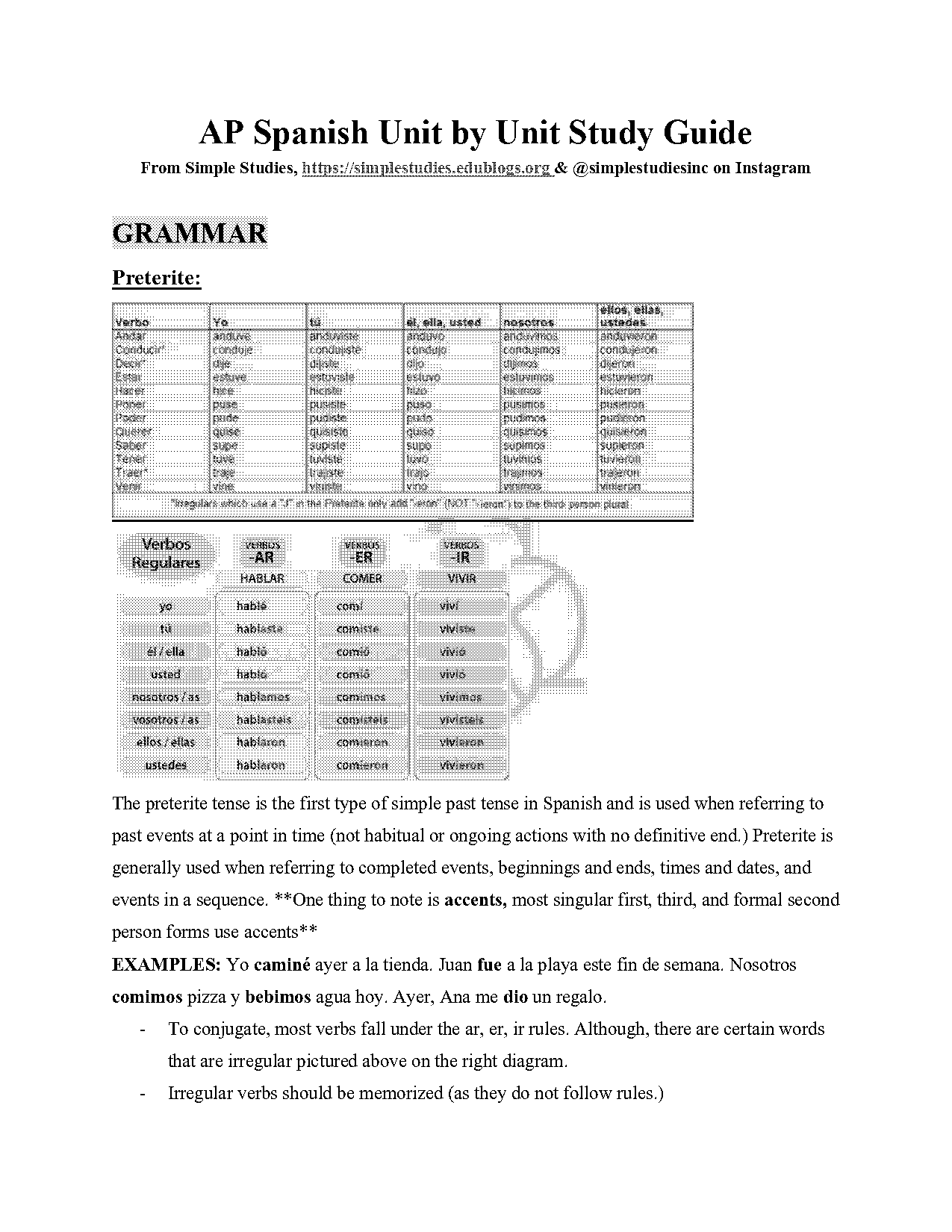 present indicative spanish poner