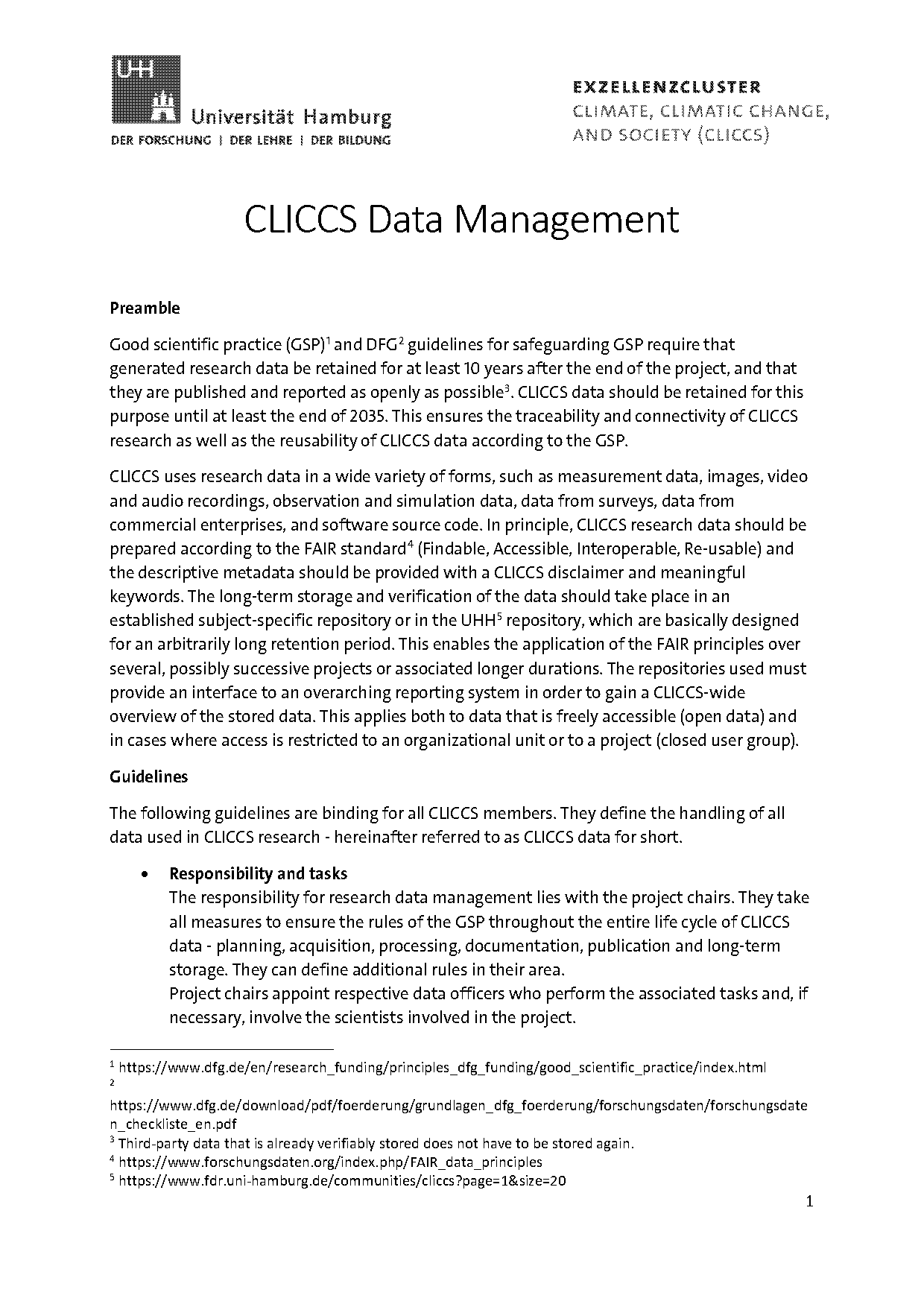 dfg data management plan