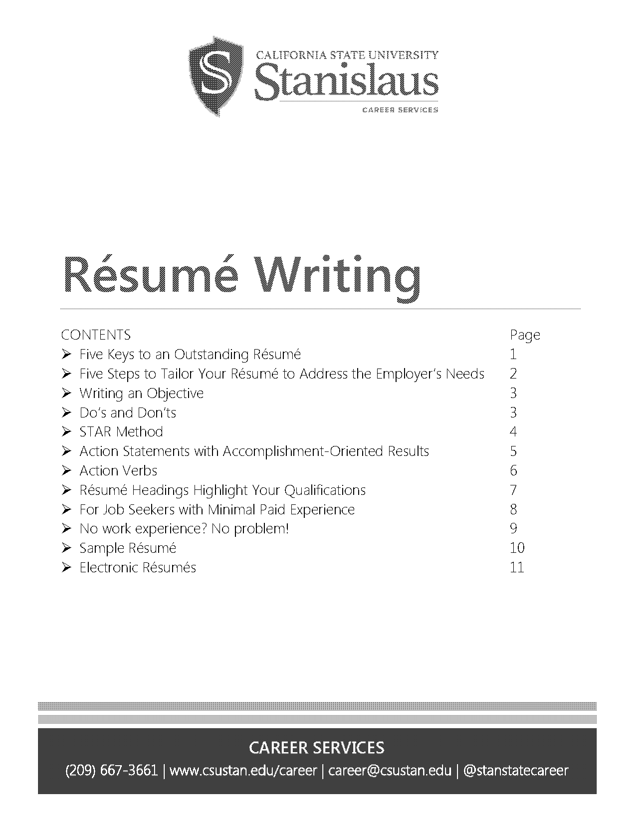 star format resume examples