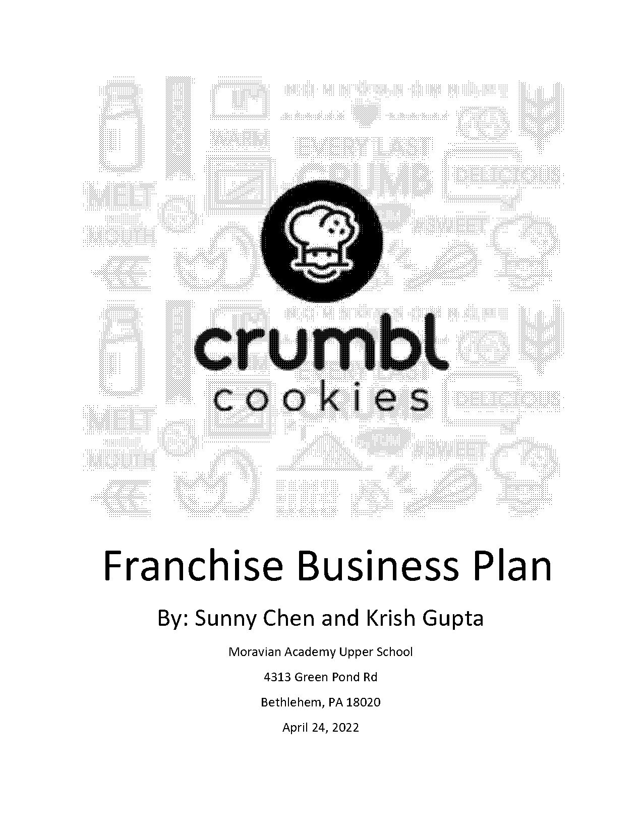 franchising business plan examples