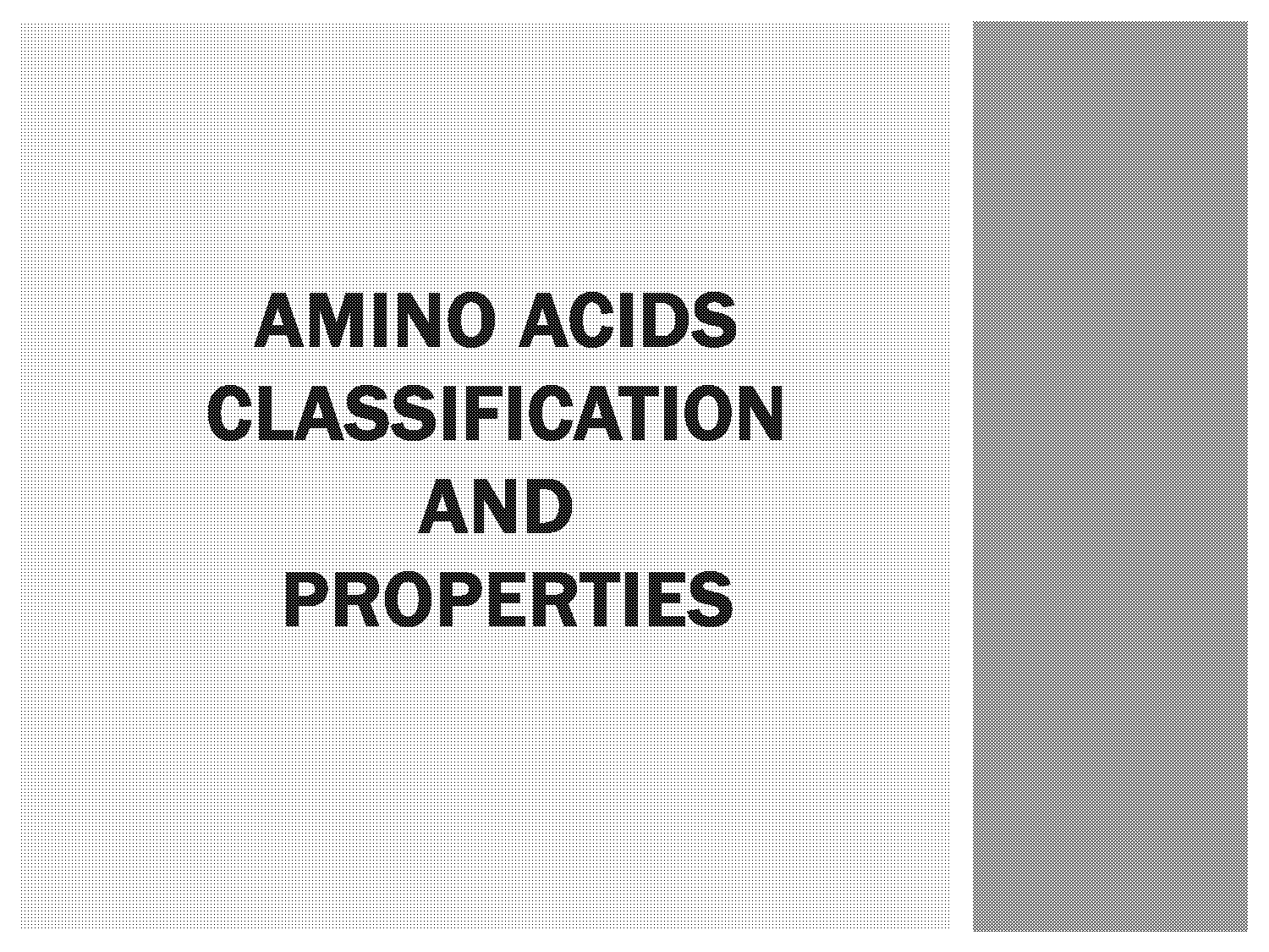 properties of r groups in amino acids