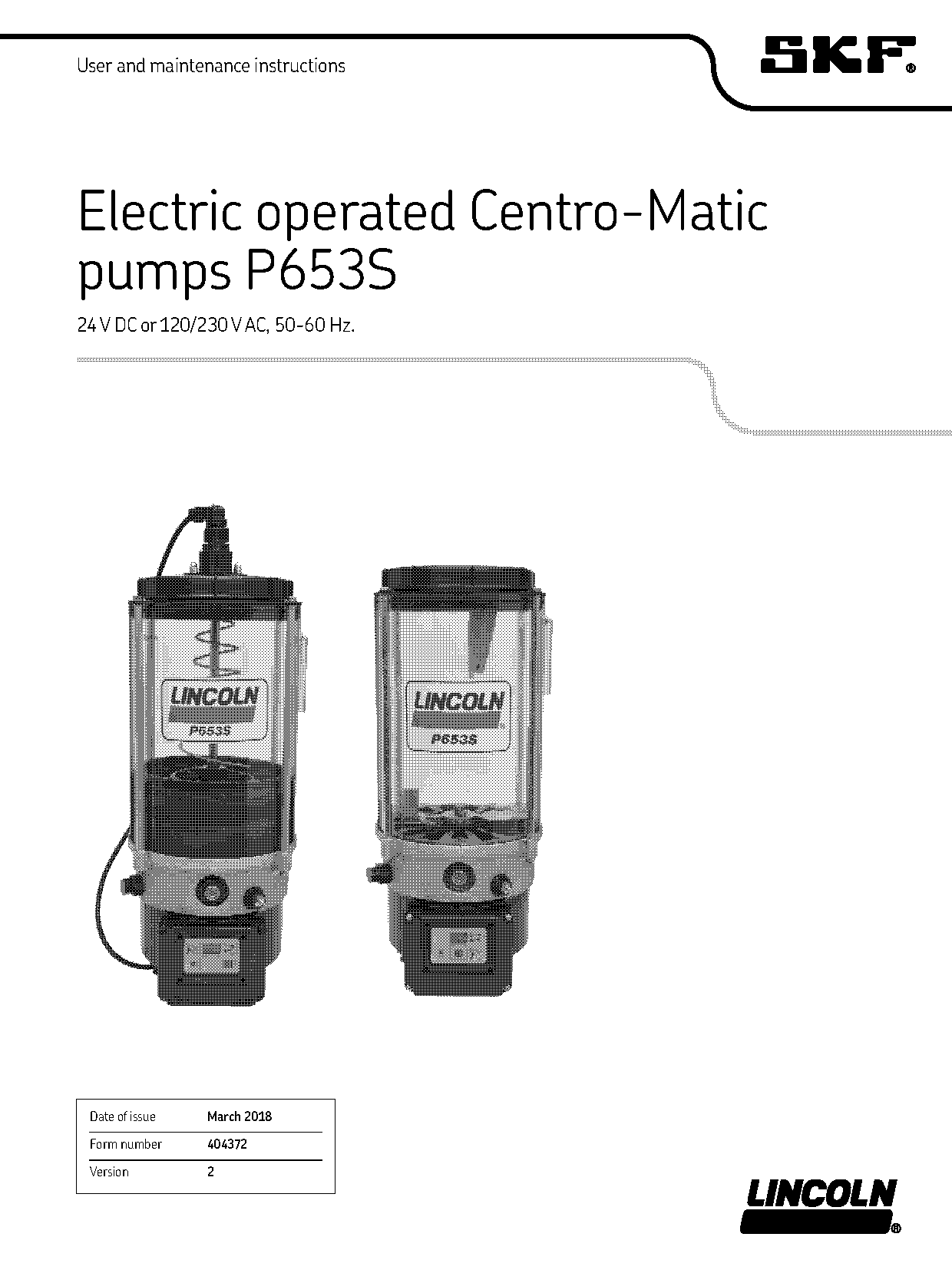 lincoln grease pump manual